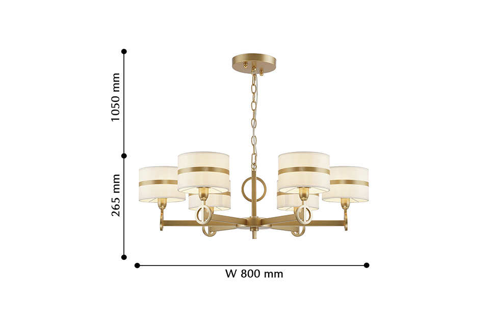 Люстры - изображение №10 "Подвесная люстра Mateo 6*E14*40W"  на www.Angstrem-mebel.ru